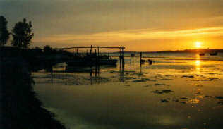 Sonnenuntergang auf Rügen